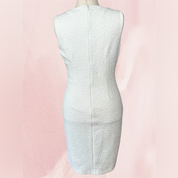 NWT Elegant Brunch Dress by Adrienne Vittadini w/ textured floral fabric detail - Picture 4 of 7